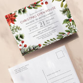 Eerste kerstmis: Mistletoe Holiday Uitnodiging Briefkaart