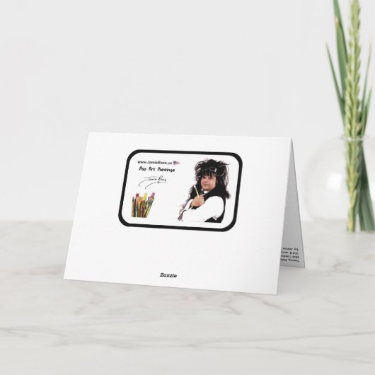 Eerste Kerstmis, moderne Abstracte kerstkerstkerst Feestdagen Kaart (Achterkant)