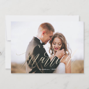 Eerste Kerstmis Mr. & Mrs Holiday-fotokaart Feestdagenkaart