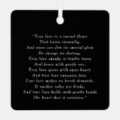 Eerste Kerstmis Mr. & Mrs Holiday Wedding Foto Metalen Ornament (Achterkant)