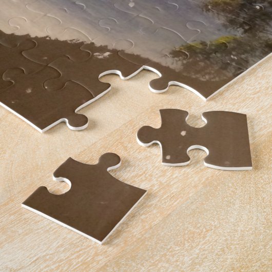 Eerste Kerstmis Naight Puzzle Legpuzzel (Zijkant)