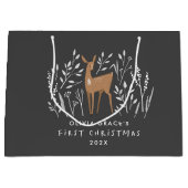 Eerste Kerstmis: natuurlijke herders, delicaat 1 f Groot Cadeauzakje (Voorkant)