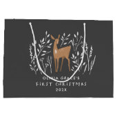 Eerste Kerstmis: natuurlijke herders, delicaat 1 f Groot Cadeauzakje (Achterkant)