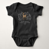 Eerste Kerstmis: natuurlijke herders, delicate mod Romper (Voorkant)