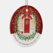 Eerste Kerstmis, Nieuw Huis, Eentje, Keramisch Ornament (Rechts)