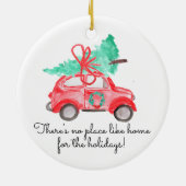 Eerste Kerstmis Nieuw startpunt voor de Feestdagen Keramisch Ornament (Achterkant)