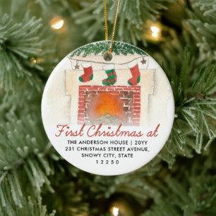 Eerste Kerstmis - Nieuwe startpagina Keramisch Ornament