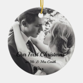 Eerste Kerstmis, nieuwgevierd kerstfeest, kerst Keramisch Ornament