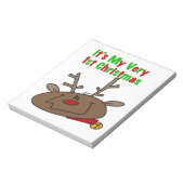 Eerste Kerstmis Notitieblok (Linkerzijde)