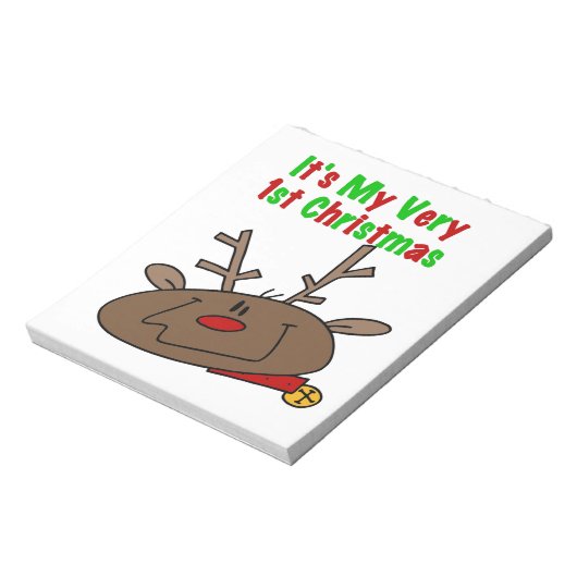 Eerste Kerstmis Notitieblok (Linkerzijde)