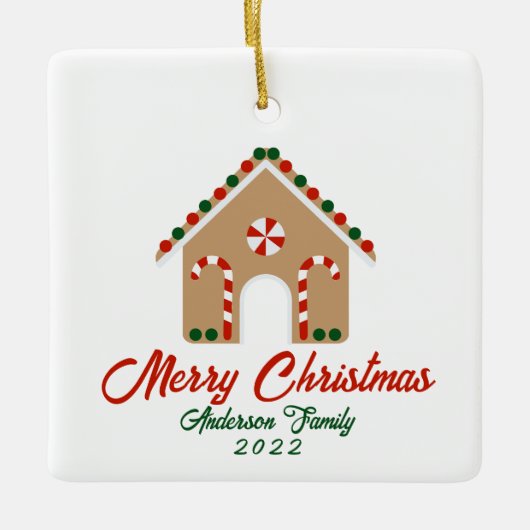 Eerste Kerstmis op onze New Home Ornament (Voorkant)