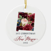 Eerste Kerstmis op persoonlijke titel in de nieuwe Keramisch Ornament (Voorkant)