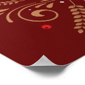 Eerste Kerstmis Poster 24x24 noel (Hoek)