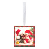 Eerste Kerstmis Prettige feestdagen Grootmafoto's Decoratie (Rechts)