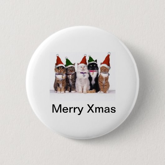 Eerste Kerstmis Ronde Button 5,7 Cm (Voorkant)