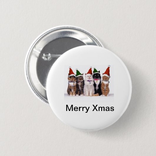Eerste Kerstmis Ronde Button 5,7 Cm (Voorkant /achterkant)