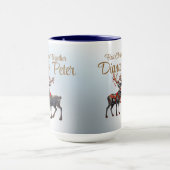 Eerste Kerstmis samen - aanpasbaar ornament Mok (Midden)