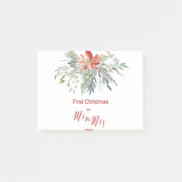 Eerste Kerstmis Samen als de heer & mevrouw. Post-it® Notes