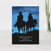 Eerste Kerstmis samen als man en vrouw Kaart (Voorkant)