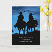 Eerste Kerstmis samen als man en vrouw Kaart (Gele Bloem)