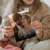 Eerste kerstmis samen fotoafdruk foto afdruk