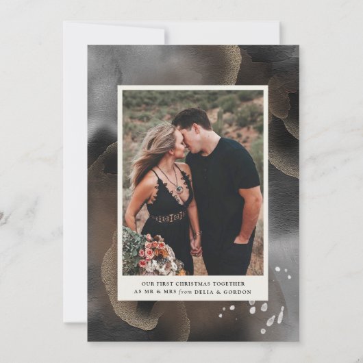 Eerste kerstmis samen Fotokaart Kaart (Voorkant)