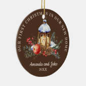 Eerste Kerstmis samen Keramisch Ornament (Rechts)
