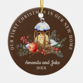 Eerste Kerstmis samen Keramisch Ornament