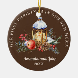 Eerste Kerstmis samen Keramisch Ornament