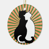 Eerste Kerstmis samen Keramisch Ornament (Links)