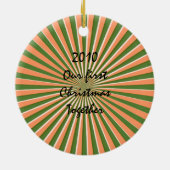 Eerste Kerstmis samen Keramisch Ornament (Achterkant)