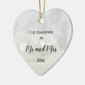 Eerste Kerstmis samen met de heer & mevrouw. | Win Keramisch Ornament (Links)