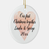 Eerste Kerstmis samen met het ornament van de kers (Rechts)