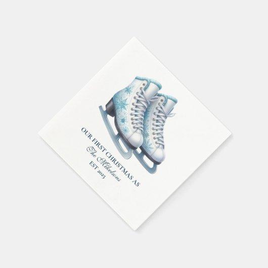 Eerste Kerstmis samen Servet (Hoek)