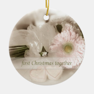 Eerste Kerstmis samen - Weddenschap Keramisch Ornament