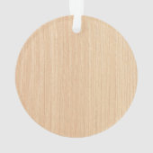 Eerste Kerstmis - Speciaal Rustisch Ornament (achterkant)