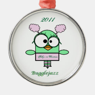 Eerste Kerstmis van Bugglejazz Baby in 2011 Metalen Ornament