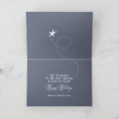 "Eerste Kerstmis van de baby" - de Kerstkaart van Feestdagen Kaart (Binnen)