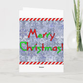 Eerste Kerstmis van de baby Feestdagen Kaart (Achterkant)