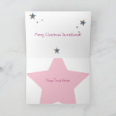 Eerste Kerstmis van de baby! - Pas aan Feestdagen Kaart (Binnen)