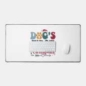 Eerste Kerstmis van de hond Bureaumat (Keyboard & Muis)