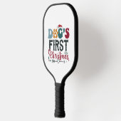 Eerste Kerstmis van de hond Pickleball Paddle (Links)