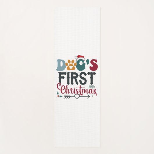 Eerste Kerstmis van de hond Yogamat (Voorkant)