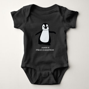Eerste Kerstmis van een speciaal kind   Cute pingu Romper