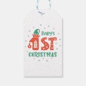 Eerste Kerstmis voor baby Cadeaulabel (Achterkant)
