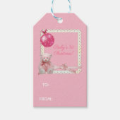 Eerste Kerstmis voor baby Cadeaulabel (Voorkant)