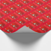 Eerste Kerstmis voor baby - Cadeaupapier (Hoek)