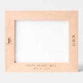 Eerste Kerstmis voor baby Gegraveerde Lijstjes (Voorkant)