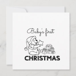Eerste Kerstmis voor baby Kaart