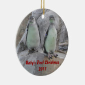 Eerste Kerstmis voor baby Keramisch Ornament (Rechts)